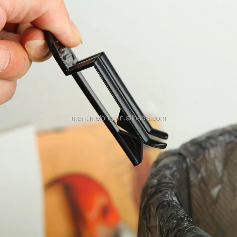 Practical Trash Can Clamp Plastic Garbage Bag Clip Fixed Waste Bin Bag