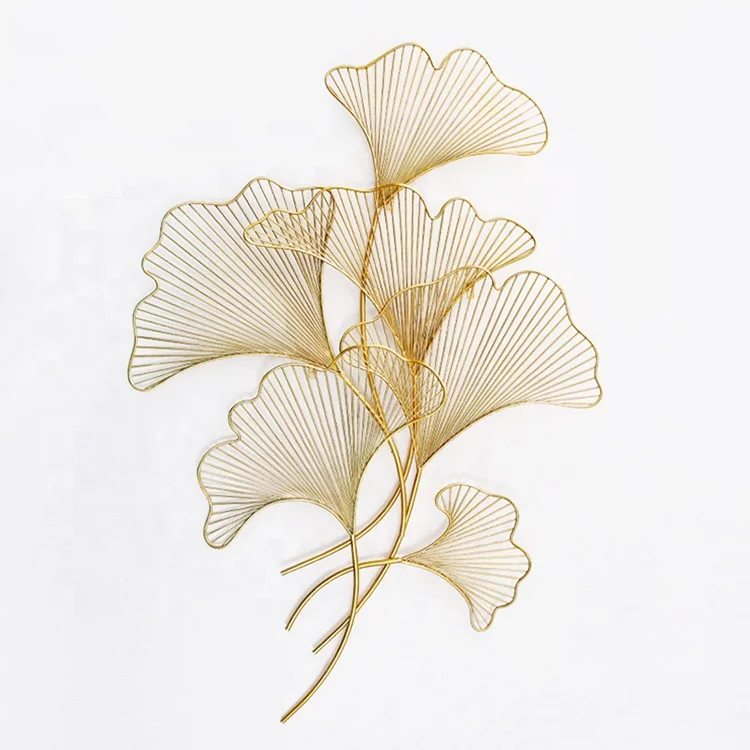 Großhandel blätter metall wand Kaufen Sie die besten blätter metall