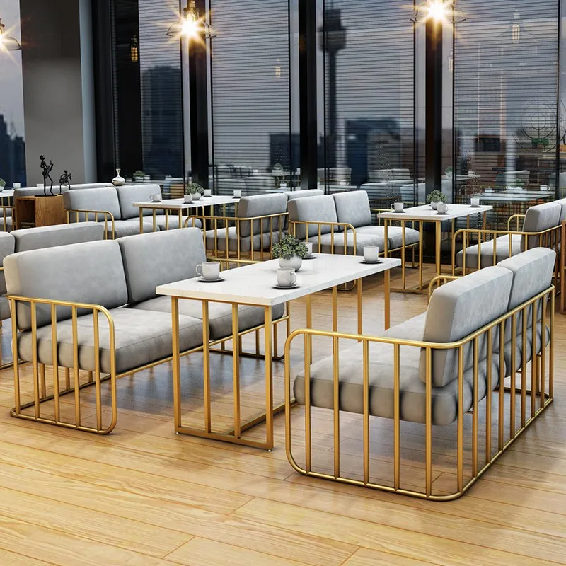 Modern Custom Milk Cafe Bistro Gold Leg Metal White Marble Top High Top