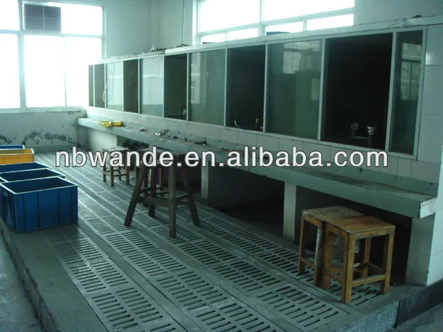water pressure testing area