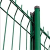 5mm HDG Wire 1.5m H 3d Panel 50*200mm Wire Bending Fence With Gate