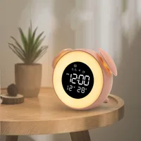 

2019 Amazon Hot Selling Bedside Sunset Simulation Kids Alarm Music Clock Wake Up Desk Clock