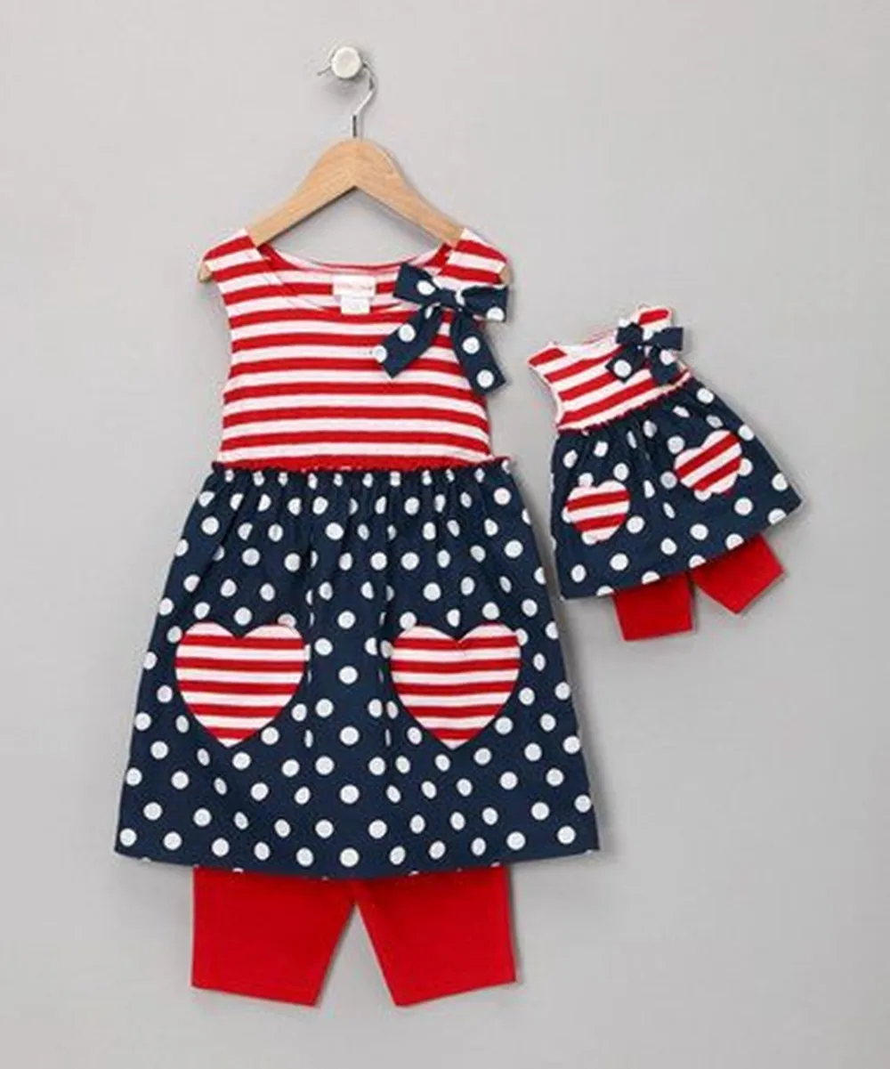 Wholesale Fourth Of July Outfit Girls Dress Suit Kids ...