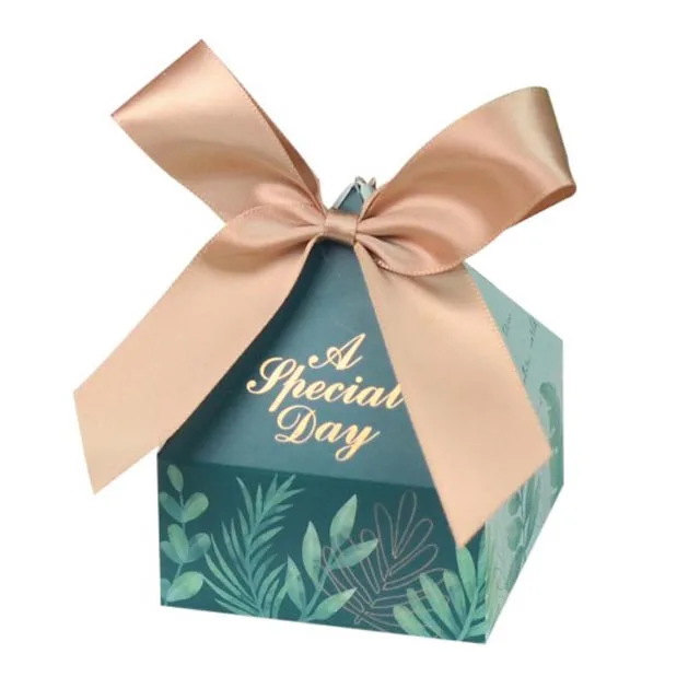 

Paper Material and Coated Paper Paper Type candy box, Green