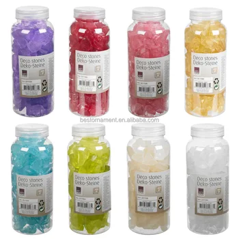 Decorative Glass Stones Pebbles For Candle Flower Vase Decoration