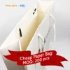 Cheap small quantity Custom small print paper shopping bag with handle printer shanghai