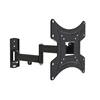 adjustable swing arm wall bracket Full motion flexible tv bracket black lcd tv wall bracket