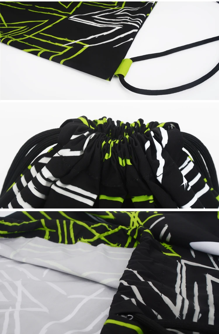 Customized cheap fashionable nylon sports Basketball drawstring backpack bag