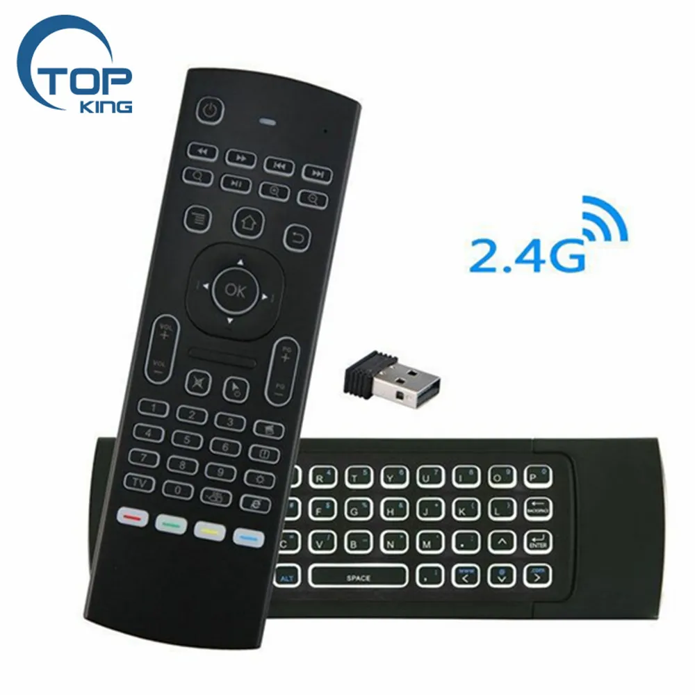 

2.4G Backlit Kd Remote,MX3 Air Mouse,infrared Remote Control for android tv box