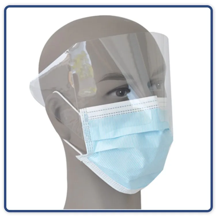 Медицинское нетканых маски. Маска хирургическая с защитным экраном Safety Shield. Face Shield защитная маска-щиток. Маска хирургическая одноразового использования. Маска с экраном медицинская.