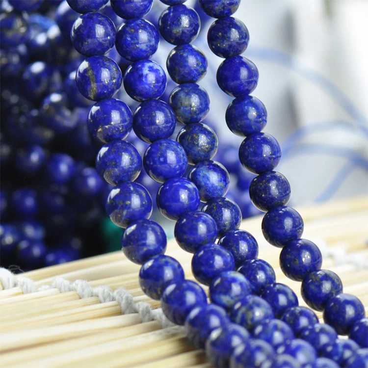 Batch 6/8/10mm Lapis Lazuli Beads Gemstone Sale Of Exquisite Natural