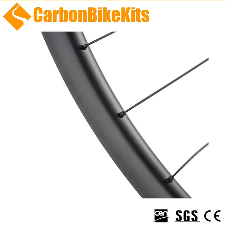 Carbonbikekits Asymmetric Full Carbon Mountain Bike Wheels Hand Build