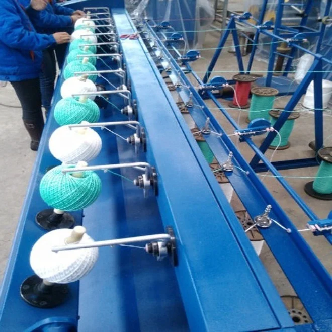 
pp split yarn rope extruder/ plastic twine fiber machine 