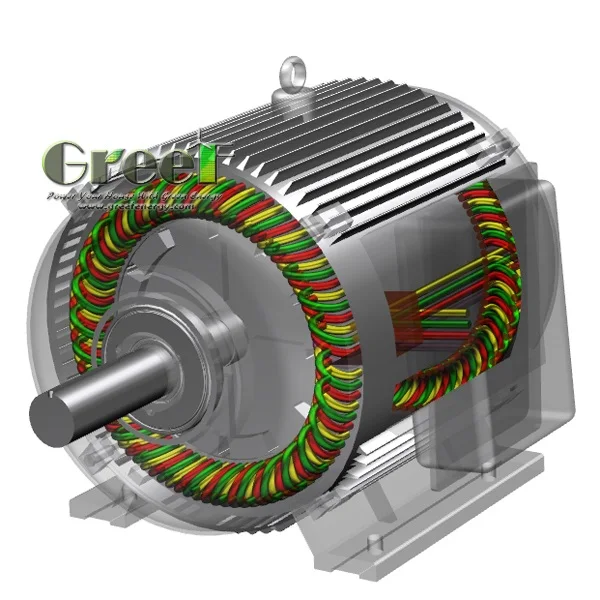 
50 KW Low rpm 3 phase permanent magnet generator for wind turbine 
