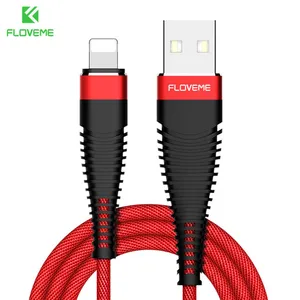 FLOVEME Nylon USB Charging Cable iPhone & Type C Devices