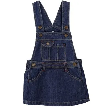 denim suspender dress