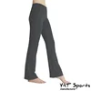 small order quantity private label yoga pants mature women legging boot cut spandex black yoga pants wholesale