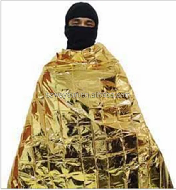 

Waterproof Emergency Survival Foil Thermal First Aid Rescue Blanket Tent