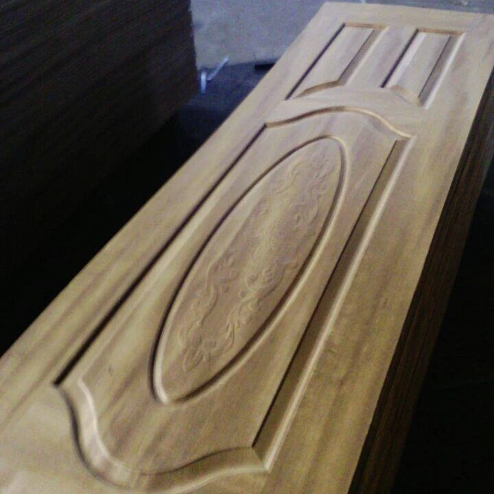 
3mm moulded decorative interior hdf door skin panels 