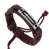 New Fashion Cross Leather Bracelet For Men Women Jesus Christian Religious Vintage Jewelry Bracelets & Bangles Hot Sell