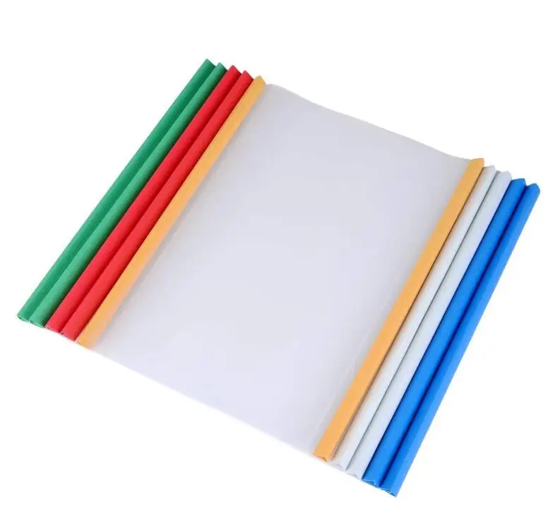 Binding bars. Папка прозрачный для отчета. File Plastic a4 with Prong clip for Punched paper. Semi-transparent Binders. Clear file for paper.