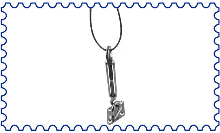 Stainless Steel European Style Closed Body Hook Hook Turnbuckle 