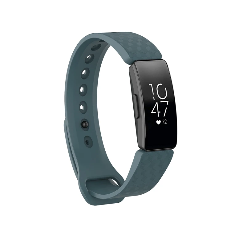 

3D Diamond Design Replacement silicone band for Fitbit Inspire / Inspire HR smart watch band, N/a