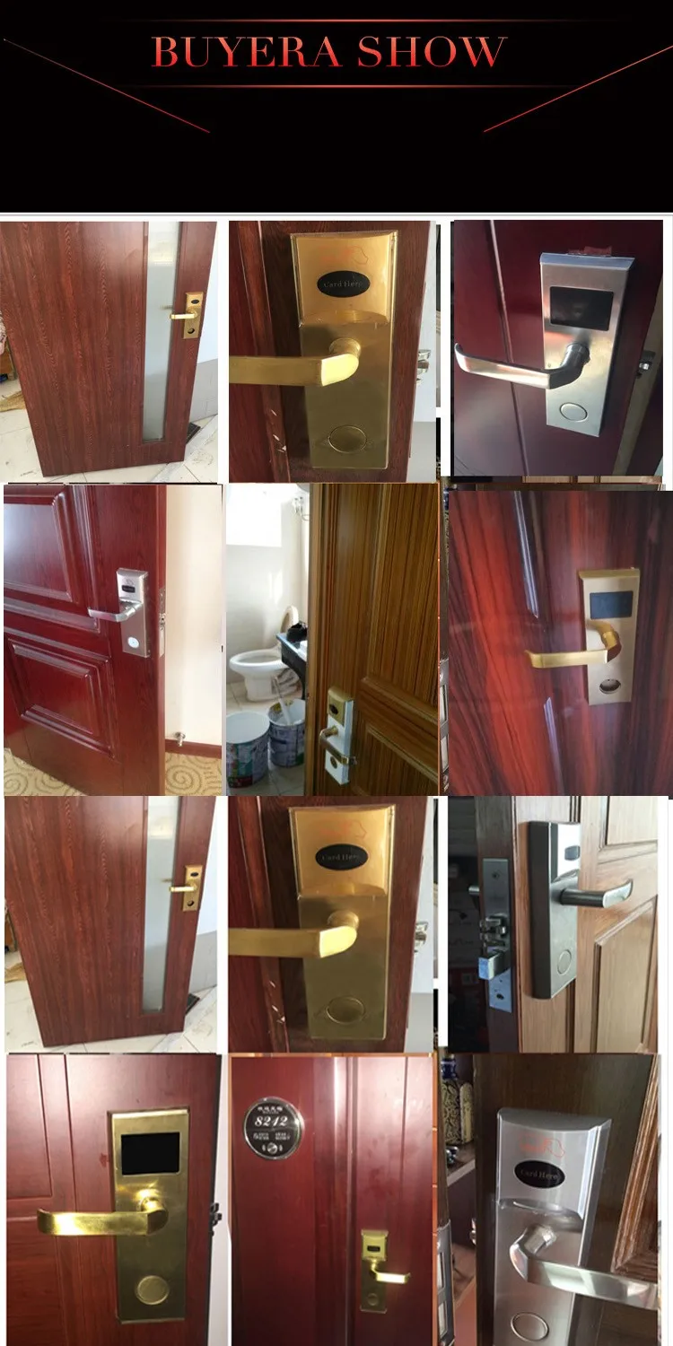 Hotel access control system electronic rfid card lock
