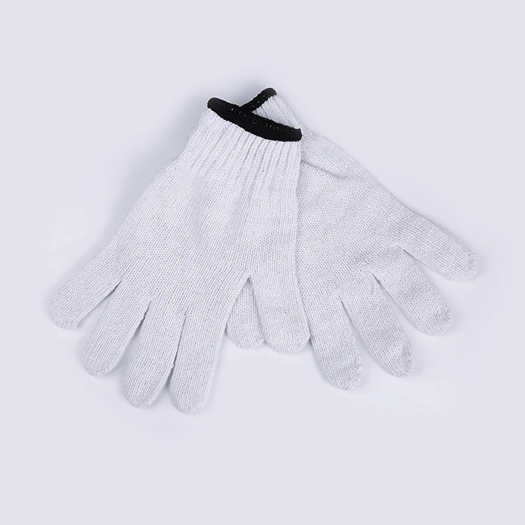 Disposable Cotton Gloves&mittens 7 Gauge 10g Safety Knitted Protective