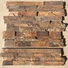 Rusty stone wall cladding slate display tiles stone