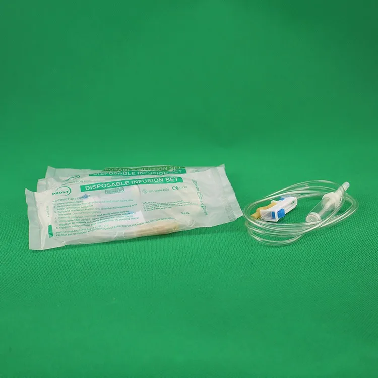 Explosion Section Medical Saline Infusion Set,Iv Infusion