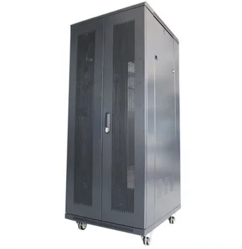 Bi Fold Vented Door Front Network Cabinet For Dell Hp Servers