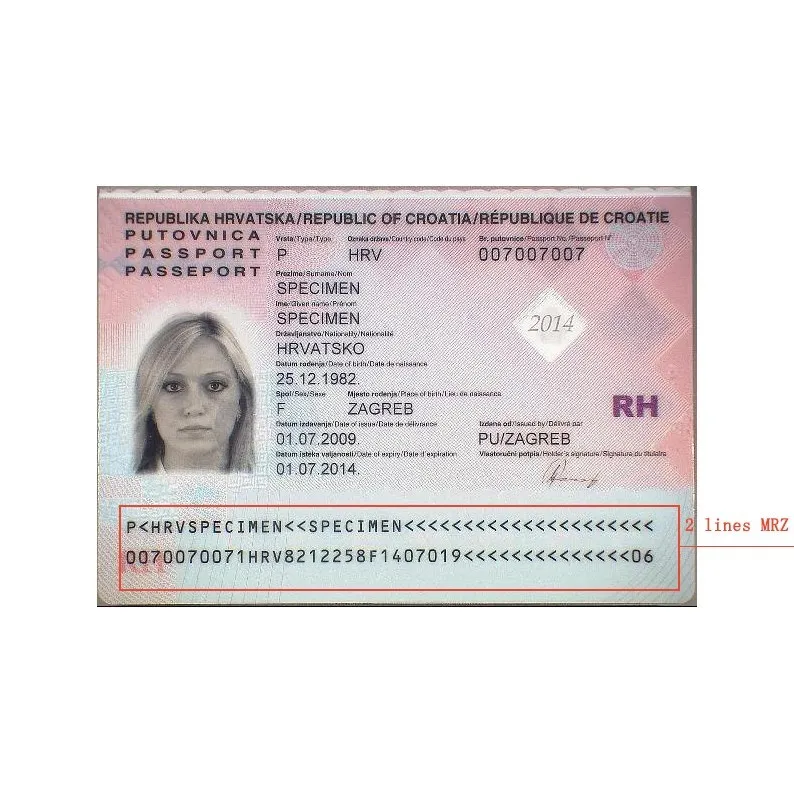 passport barcode page