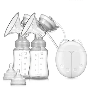 China supplier cheap bpa free silicone double electric breast pump