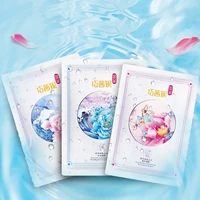 

Ready To Ship 10 Pieces Private Label Moisturizing Whitening Compressed Cute Herbal Cosmetic Sheet Peony Facial mask