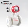 battery power conductive liquid water grout electro hydrochloric acid magnetic flow meter