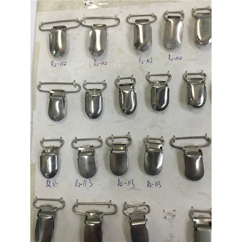 
alloy metal garment accessories hanger clip pants costume suspender clip 