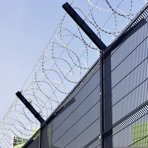 Image of Boundary Wall Wire Design,Boundary Wall Wire Mesh Fence,Used Pvc Coated Garden Border Fence For Sale