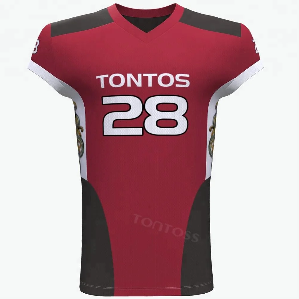 

Custom high quality short sleeves fitness american football jersey, Any panton color