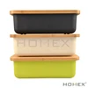 Eco-friendly Bamboo Fiber Bread Box with Cutting Board Lid