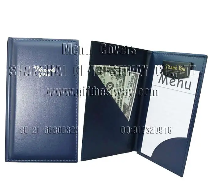 Fashion Cheap Free Sample Cheque Holder Check Presenter Bill Folder