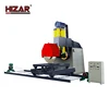 HIZAR Single arm multi blade hard rock stone block granite cutting table saw machine