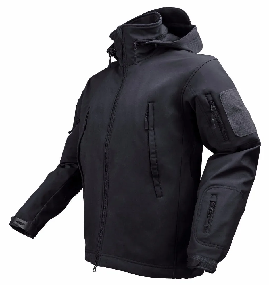 Куртка тактическая Soft Shell (софтшелл) Black