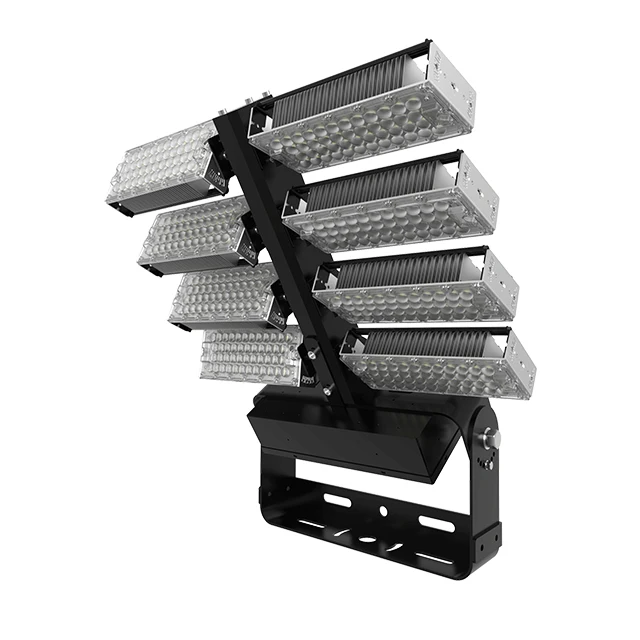 
Adjustable Angle TUV SAA Flood Lights 800W Transformer LED Stadium High Mast Pole Light waterproof IP66 Wharfs Lighting 