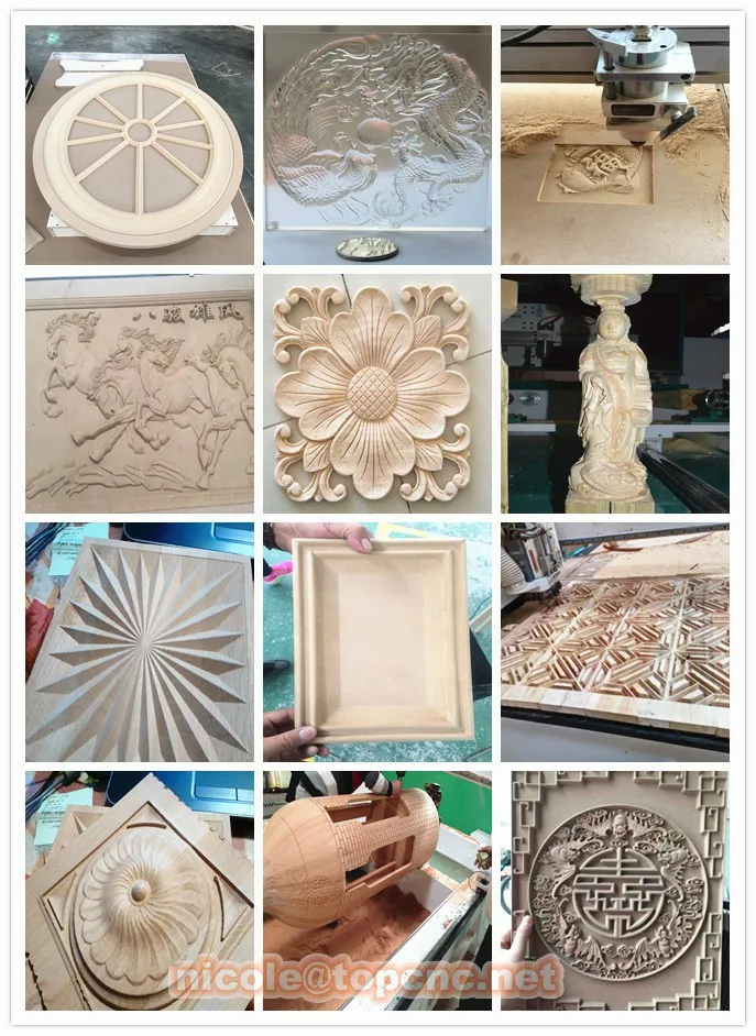 Smart and strong enough 3d Cnc Wood Milling Machine 3 Axis Wood 1325 Cnc Router