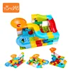 Marble Run Race Self Assemble Plastic Slide Kids Balls Rolling Track Toy Building Block 51PCS