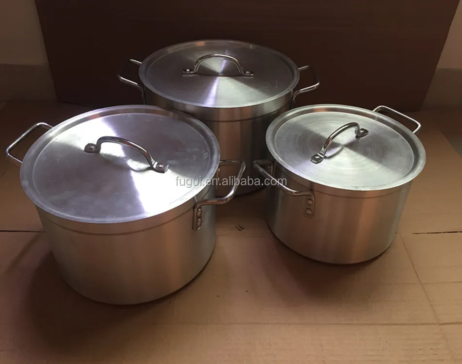 aluminium cooking pot set