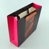 Biodegradable large capacity low cost food packaging kraft cardboard paper CMYK 4C full color printing bag embossing log glossy
