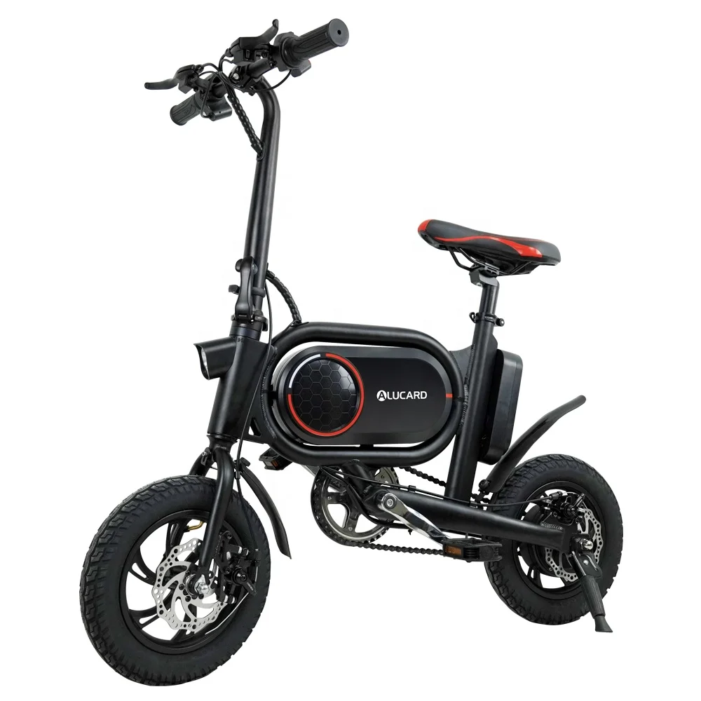 

light weight 12 inch folding electric bike with pedals assisted folded e-bike adults