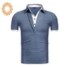 Men's 100% polyester sublimation golf Polo shirt